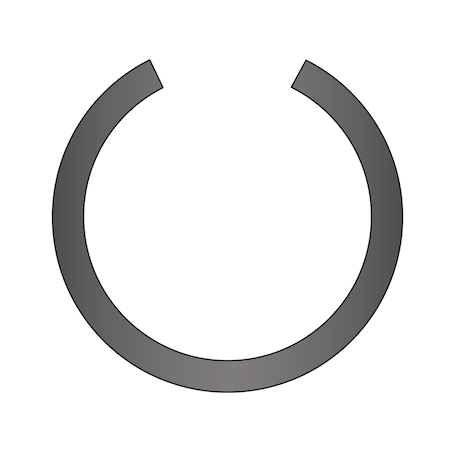 Huyett Internal Retaining Ring, Steel, Plain Finish, M26 Bore Dia. DRB-026